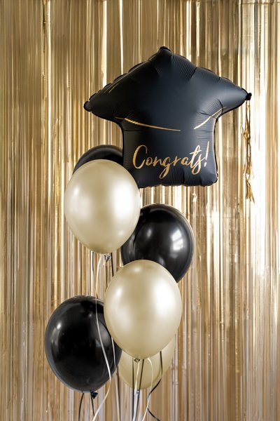 Folieballong Examenshatt Congrats! 60 cm - 2