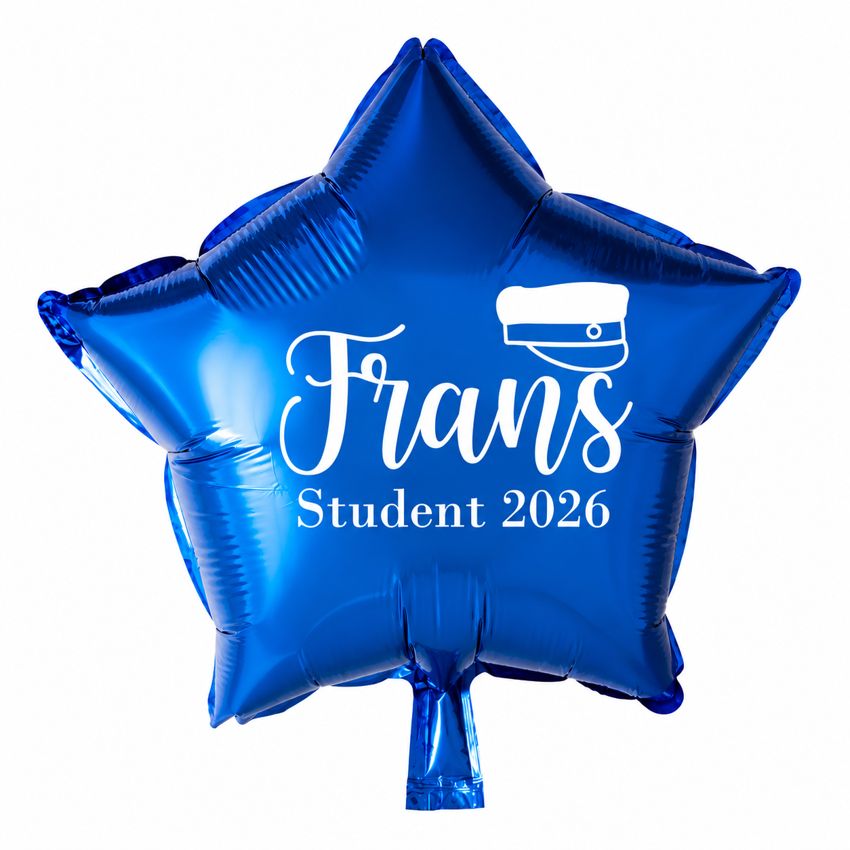 Personlig Ballong Student med namn 