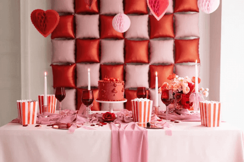 Popcornboxar Röd/Rosa 6-pack  - 2