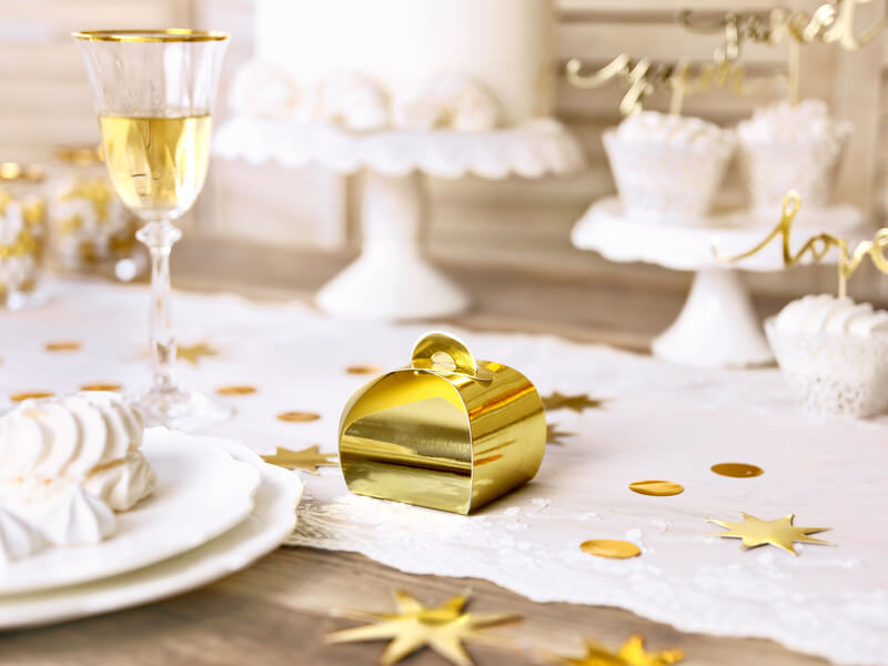 PRESENTASKAR | 10 -pack | Guld - 2