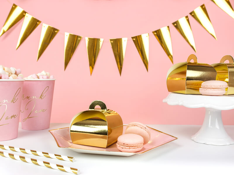 PRESENTASKAR | 10 -pack | Guld - 3