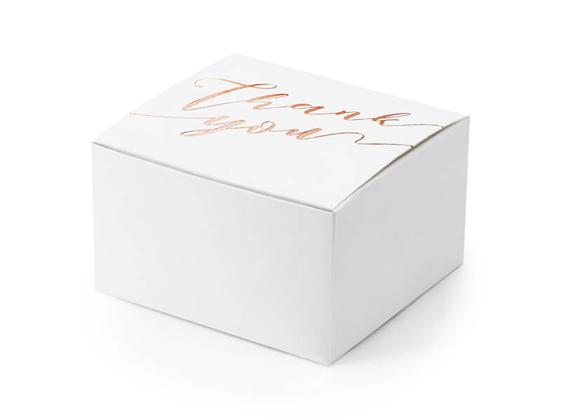 PRESENTASKAR | 10 -pack | Thank you | roséguld