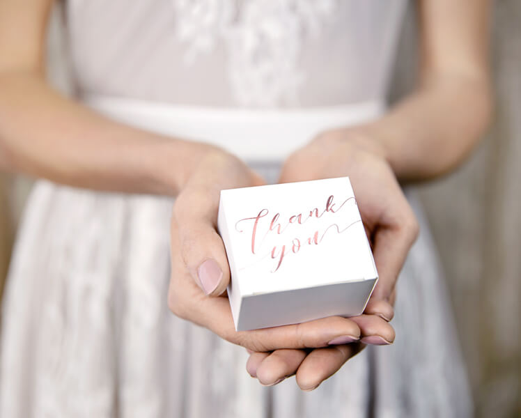 PRESENTASKAR | 10 -pack | Thank you | roséguld - 3