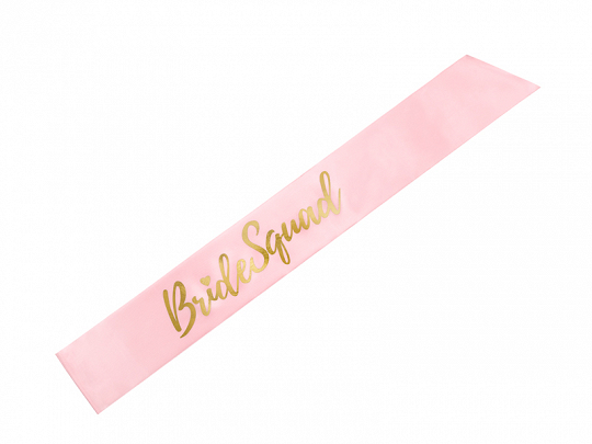 SASH | "Bride squad" | Ljusrosa & guld - 2
