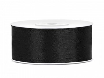 Satinband Svart - 6