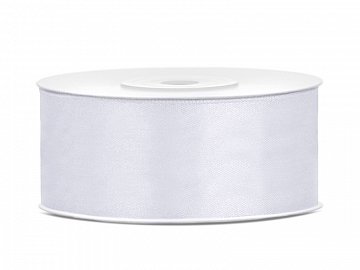 Satinband Vitt - 5