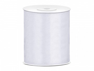 Satinband Vitt - 7