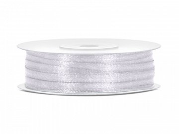 Satinband Vitt - 8
