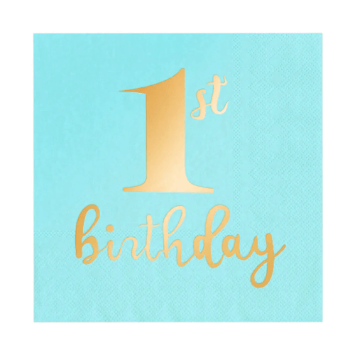 Servetter 10-pack 1st birthday - 2