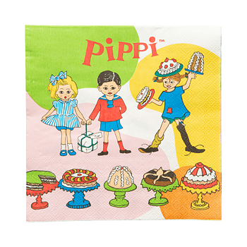 Servetter Pippi Långstrump