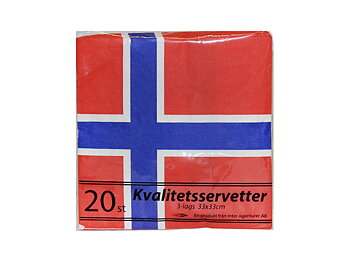 Servetter | Flagga | Norge