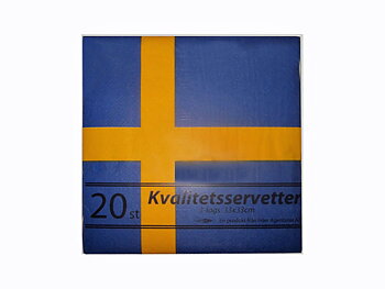 Servetter Flagga Sverige