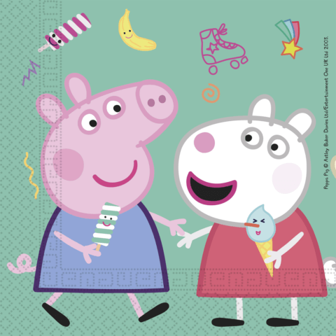 Servetter Greta Gris 33 x 33