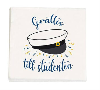 Servetter 16-pack  Studentmössa 33x33