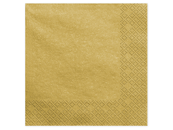 Servetter Guld 40 x 40 cm