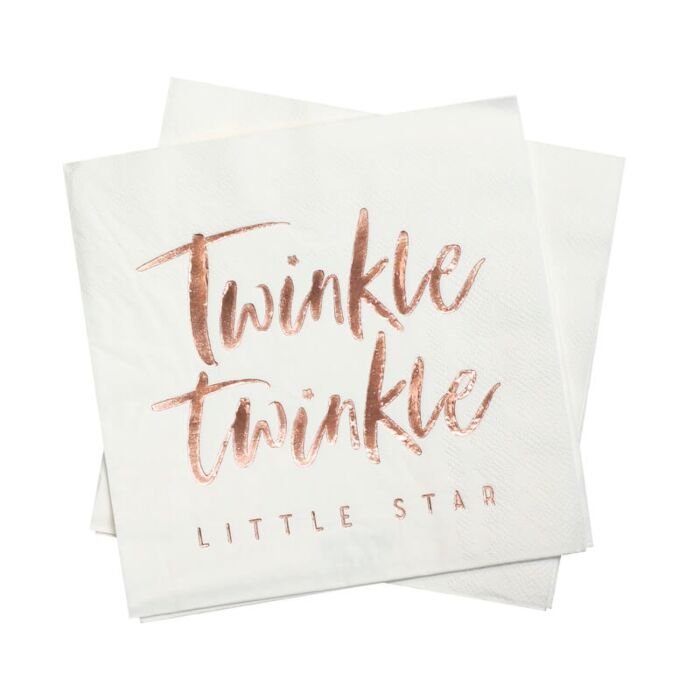 SERVETTER | Twinkle twinkle | roséguld - 2