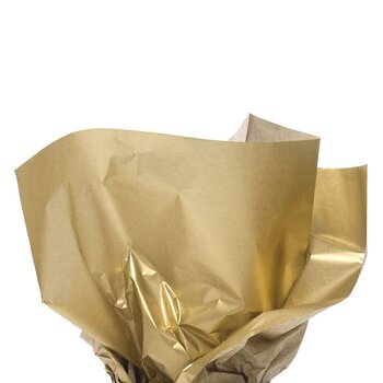 Silkespapper Guld 10-pack