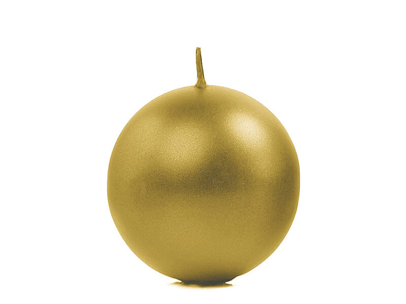 STEARINLJUS | klot | guld metallic - 4