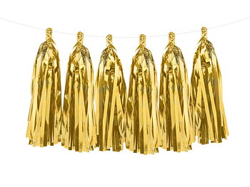 Tasselgirlang Guld Metallic