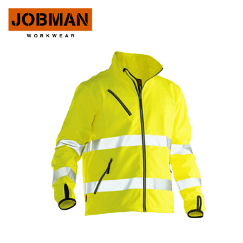 Softshell -takki Jobman 1202 Keltainen KL3
