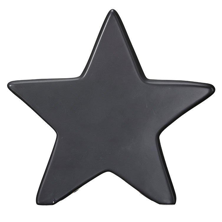 Stjärna svart 25 cm stor - 5
