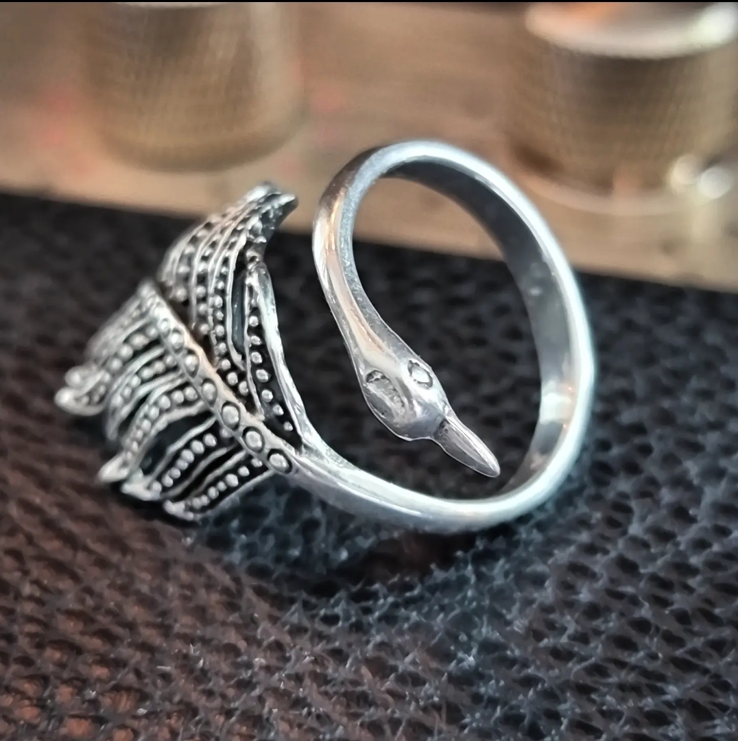 Ring 925 Silver Peacock