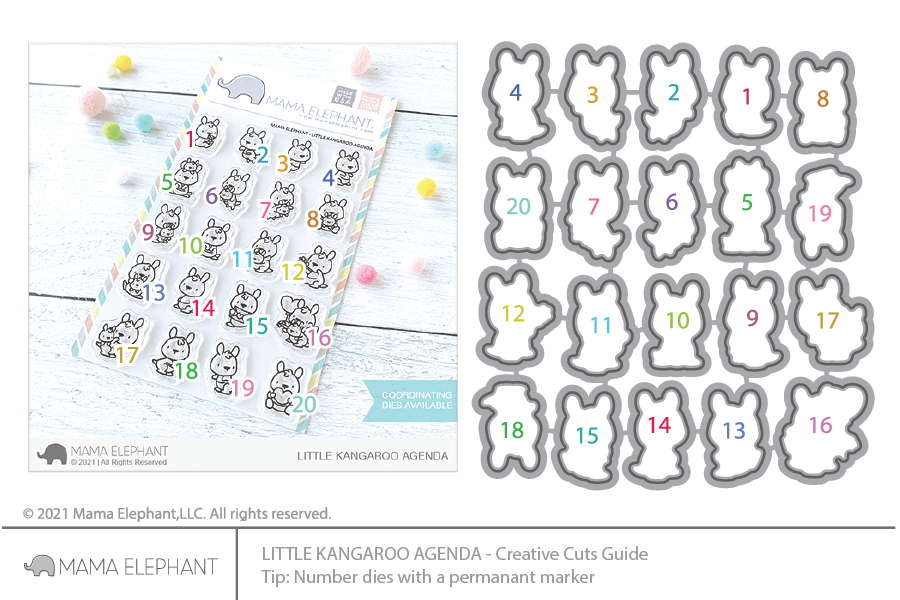  MAMA ELEPHANT -LITTLE KANGAROO AGENDA - CREATIVE CUTS - 2