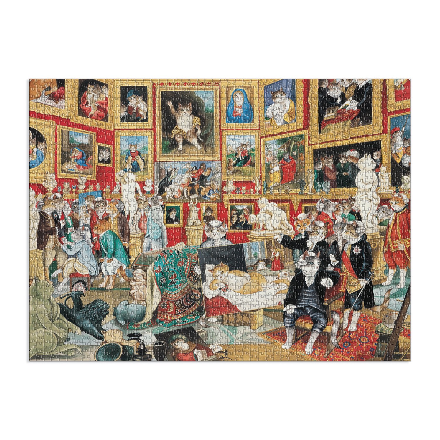 Tribuna of the Uffizi Meowsterpiece of Western Art 1500 Piece Jigsaw Puzzle - 4