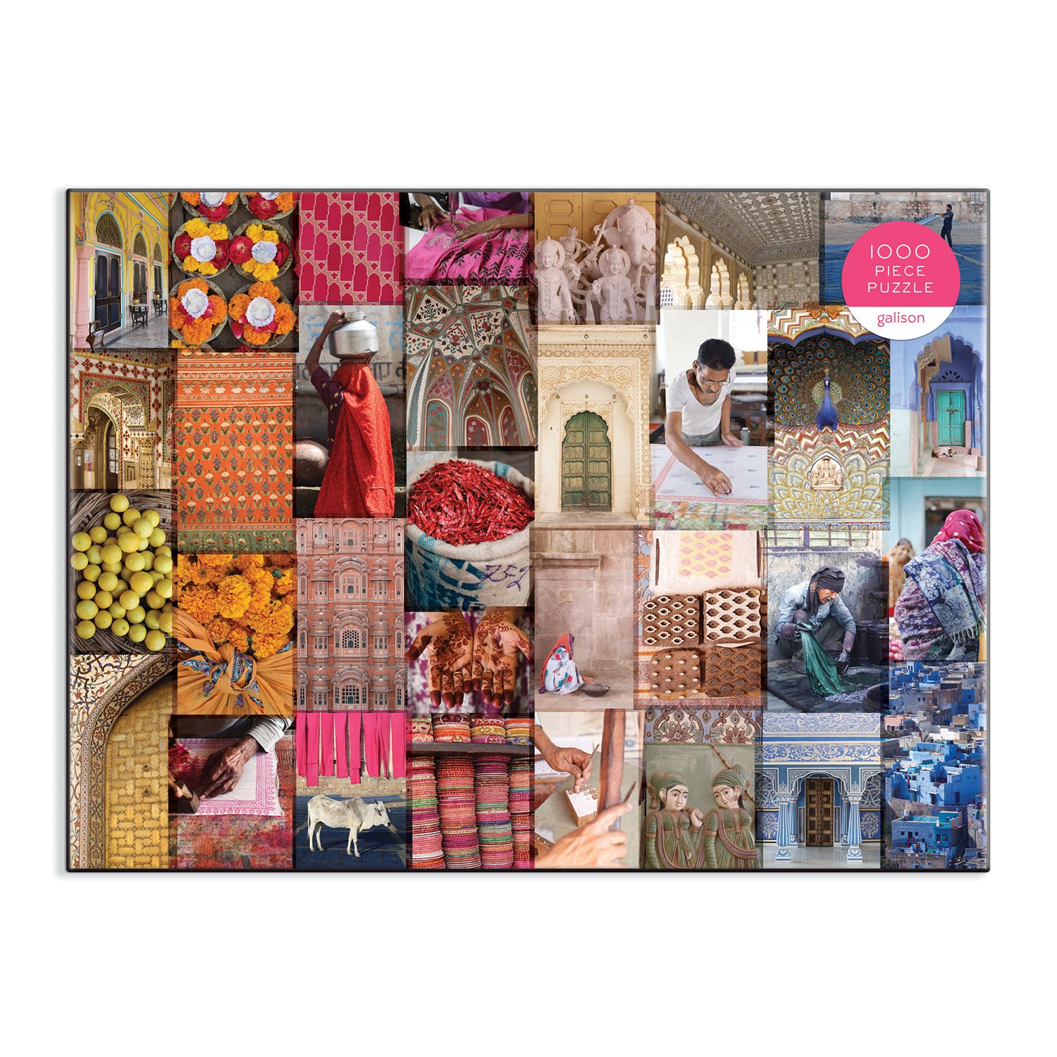 Patterns of India: A Journey Through Colors, Textiles and the Vibrancy of Rajasthan 1000 Piece Jigsaw Puzzle - 2