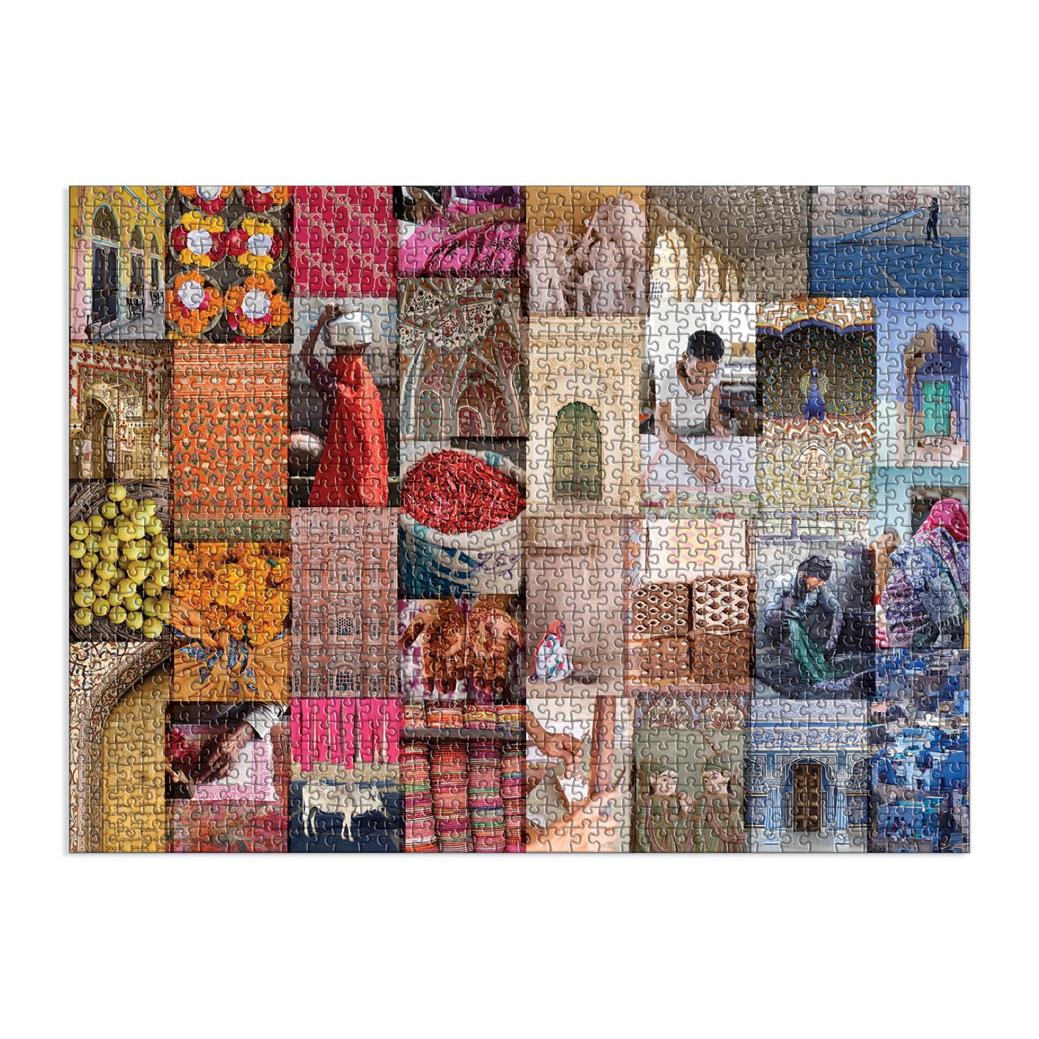 Patterns of India: A Journey Through Colors, Textiles and the Vibrancy of Rajasthan 1000 Piece Jigsaw Puzzle - 3
