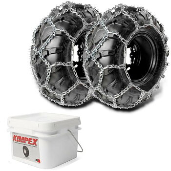 Snökedjor komplett 4 st för 25x8 & 25x10-12" Däck