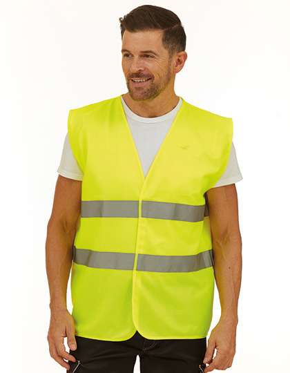Reflexväst Hi-Vis 2 band - 2 färger