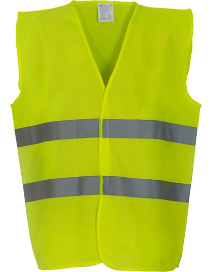 Reflexväst Hi-Vis 2 band - 2 färger - 2