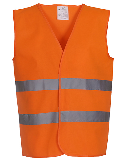 Reflexväst Hi-Vis 2 band - 2 färger - 4