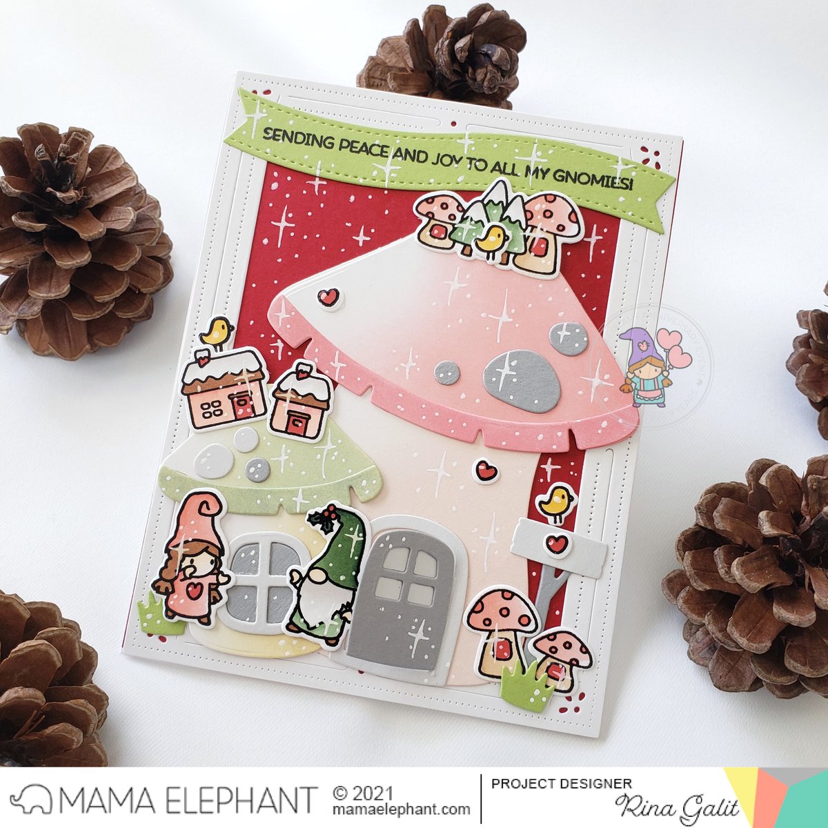 MAMA ELEPHANT-MUSHROOM HOME - CREATIVE CUTS - 2
