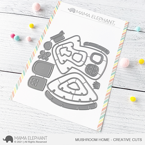 MAMA ELEPHANT-MUSHROOM HOME - CREATIVE CUTS
