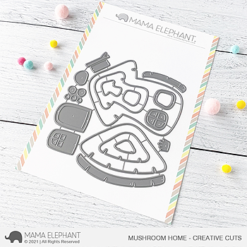 MAMA ELEPHANT-MUSHROOM HOME - CREATIVE CUTS