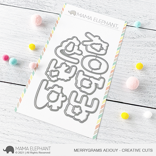  MAMA ELEPHANT -MERRYGRAMS AEIOUY - CREATIVE CUTS
