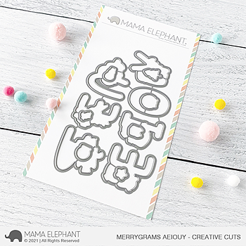 MAMA ELEPHANT -MERRYGRAMS AEIOUY - CREATIVE CUTS