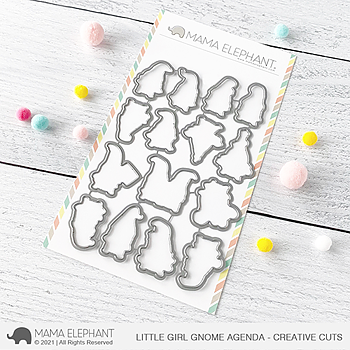 MAMA ELEPHANT-LITTLE GIRL GNOME AGENDA - CREATIVE CUTS