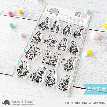 MAMA ELEPHANT-LITTLE GIRL GNOME AGENDA 