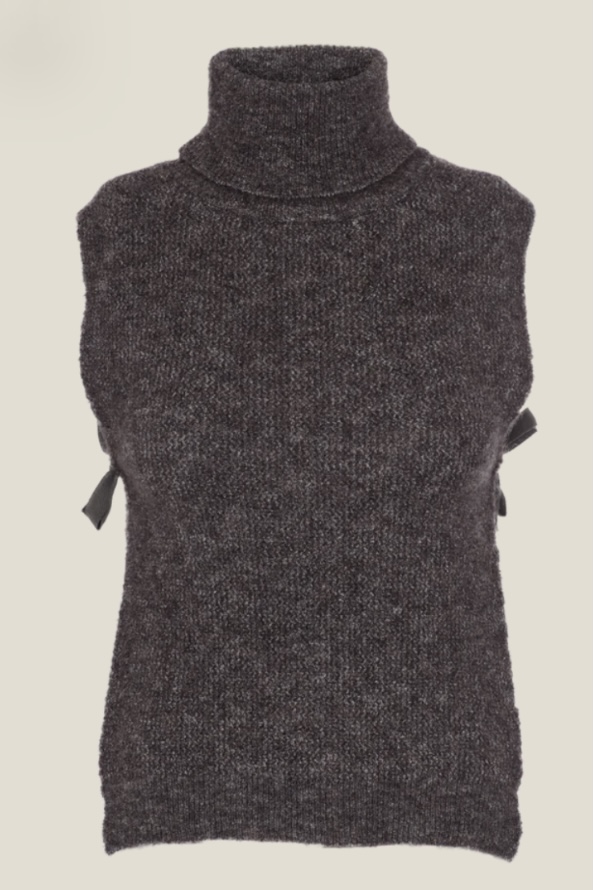 Basicapparel - Filippa Turtle Dark Grey Melange & Grey Melange - 3