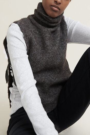 Basicapparel - Filippa Turtle Dark Grey Melange & Grey Melange