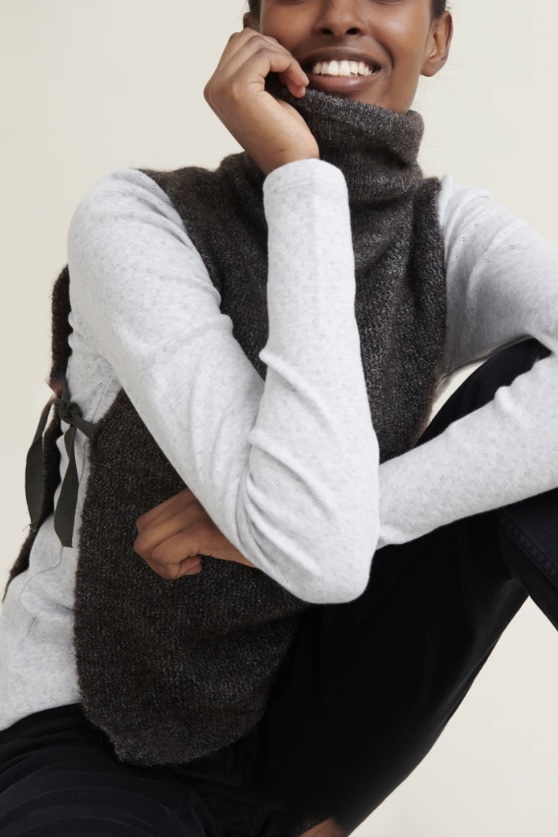 Basicapparel - Filippa Turtle Dark Grey Melange & Grey Melange - 2