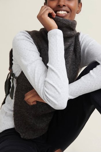 Basicapparel - Filippa Turtle Dark Grey Melange & Grey Melange