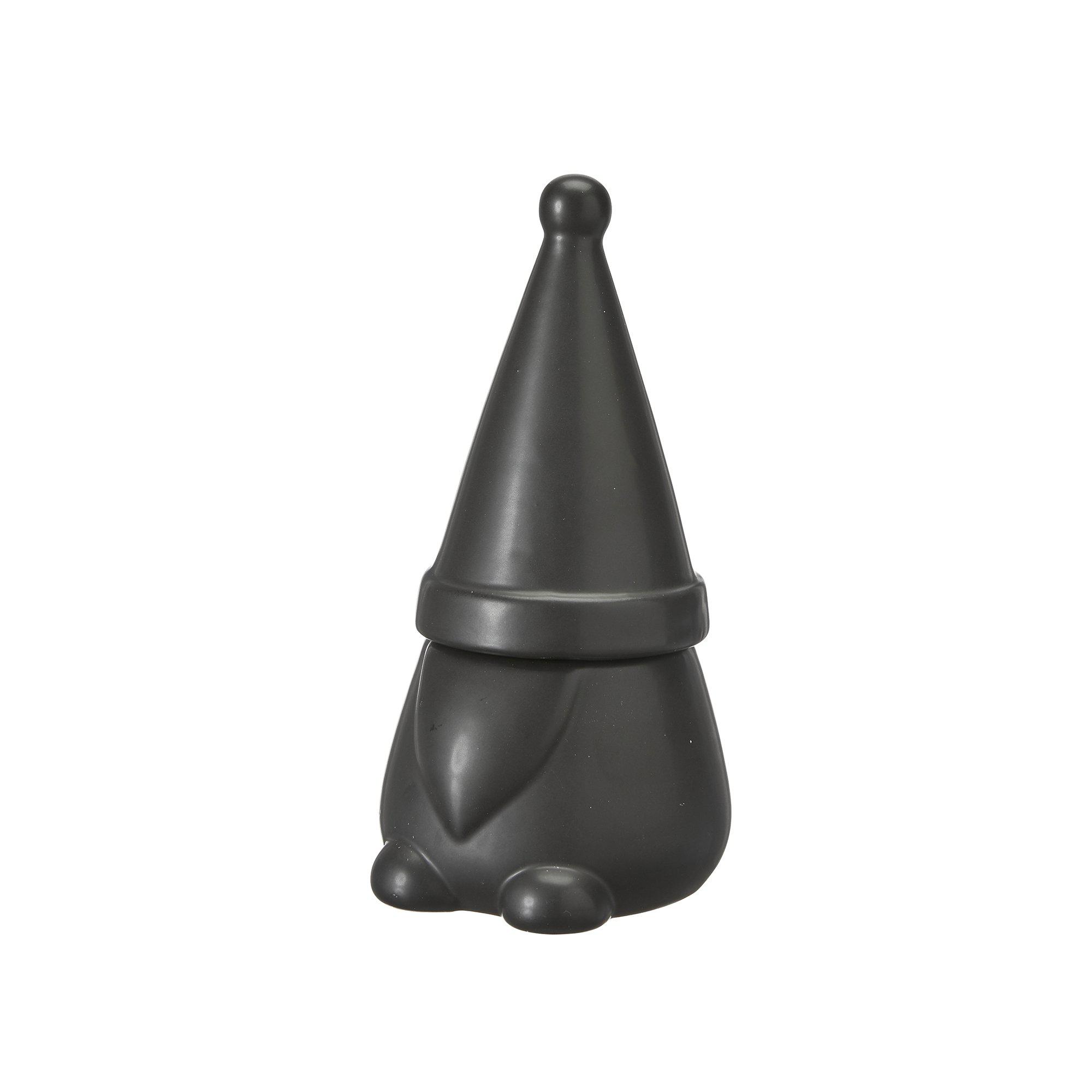 Tomte / skål svart stor. 17 cm - 6
