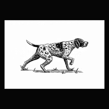 Boston Terrier 2020 - Dylan Goldberger - Postcard A6 - 1607