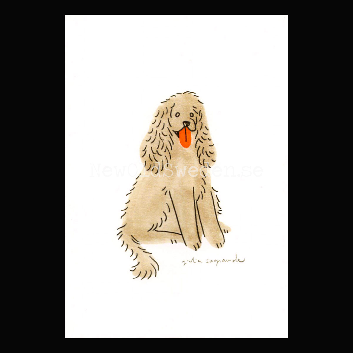 Spaniel 2019 - Giulia Sagramola - Postcard A6 - 1607