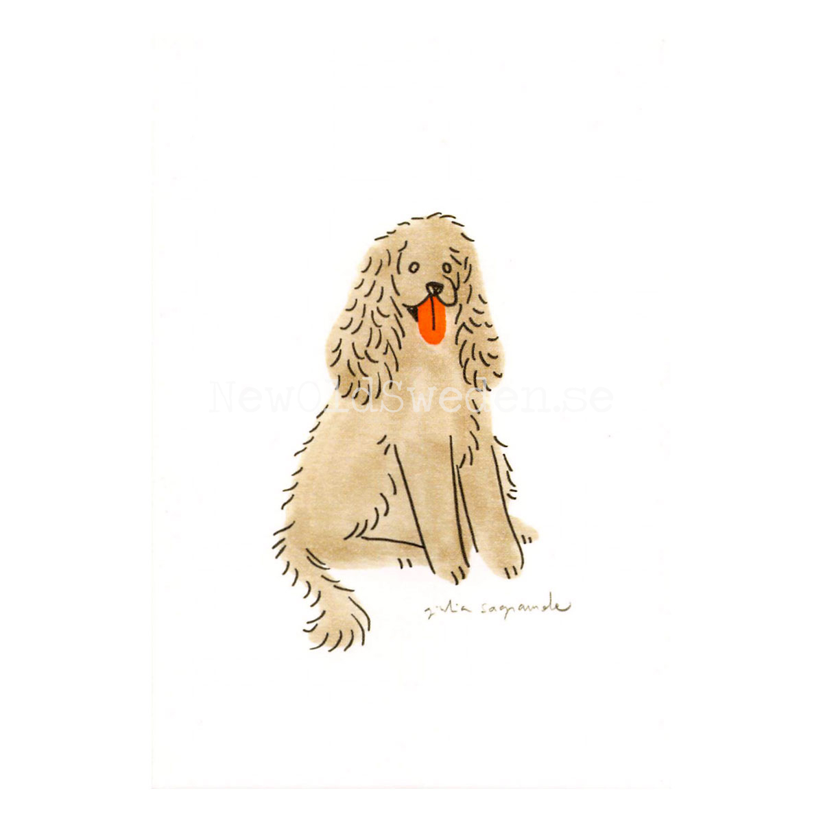 Spaniel 2019 - Giulia Sagramola - Postcard A6 - 1607 - 2