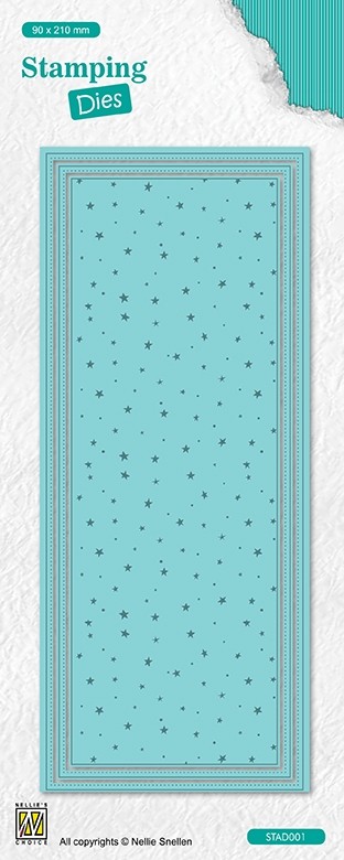 Stamping dies "slimline: dots & stars"